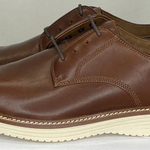 Johnston & Murphy Men's Upton Casual Leather Oxford Shoes Tan Size 12M - Picture 8 of 8